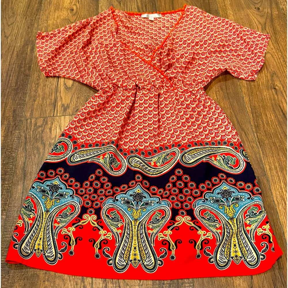 Women paisley print dress